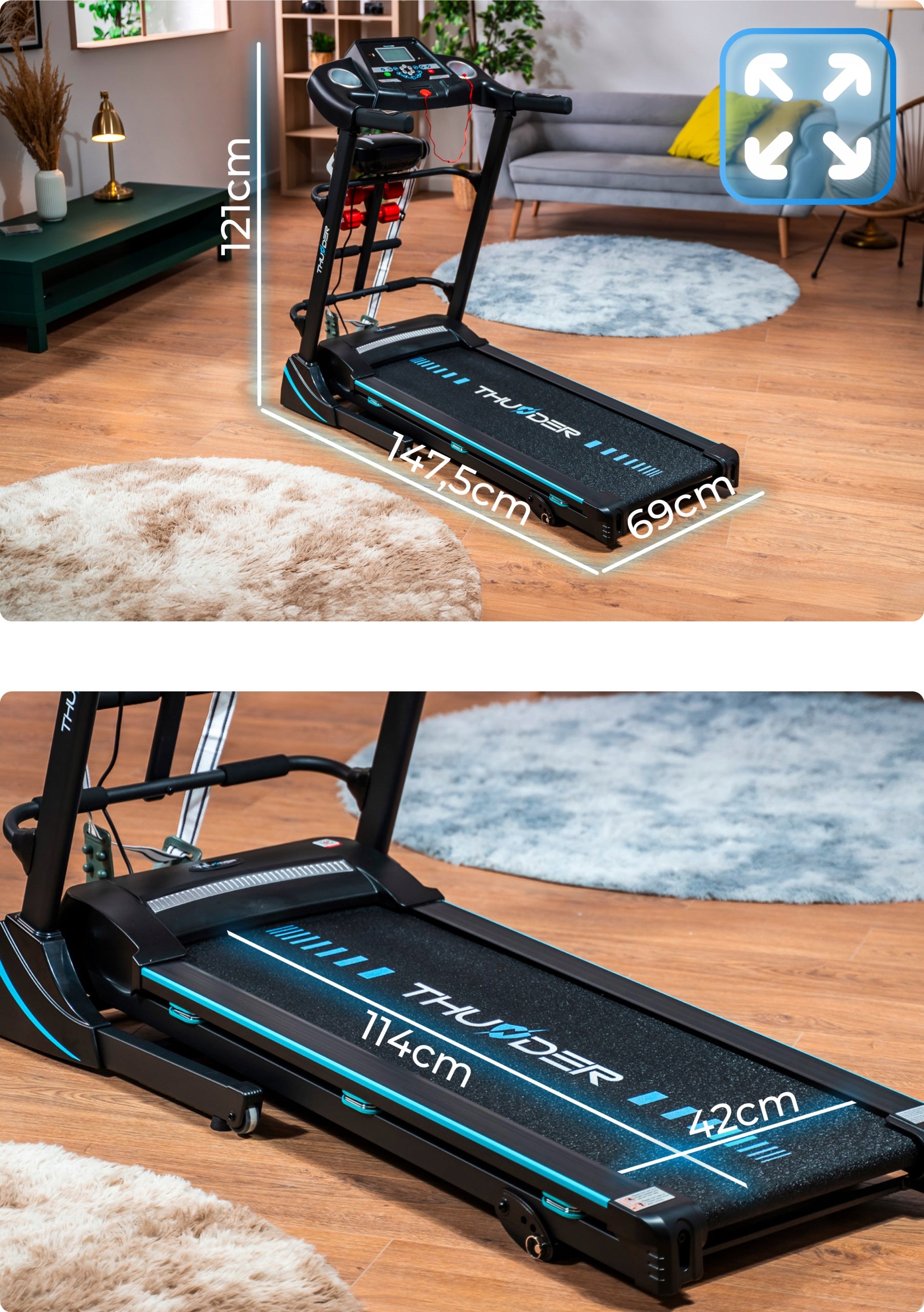 Home treadmill electric training 140kg massager cushioning application Packaging status original