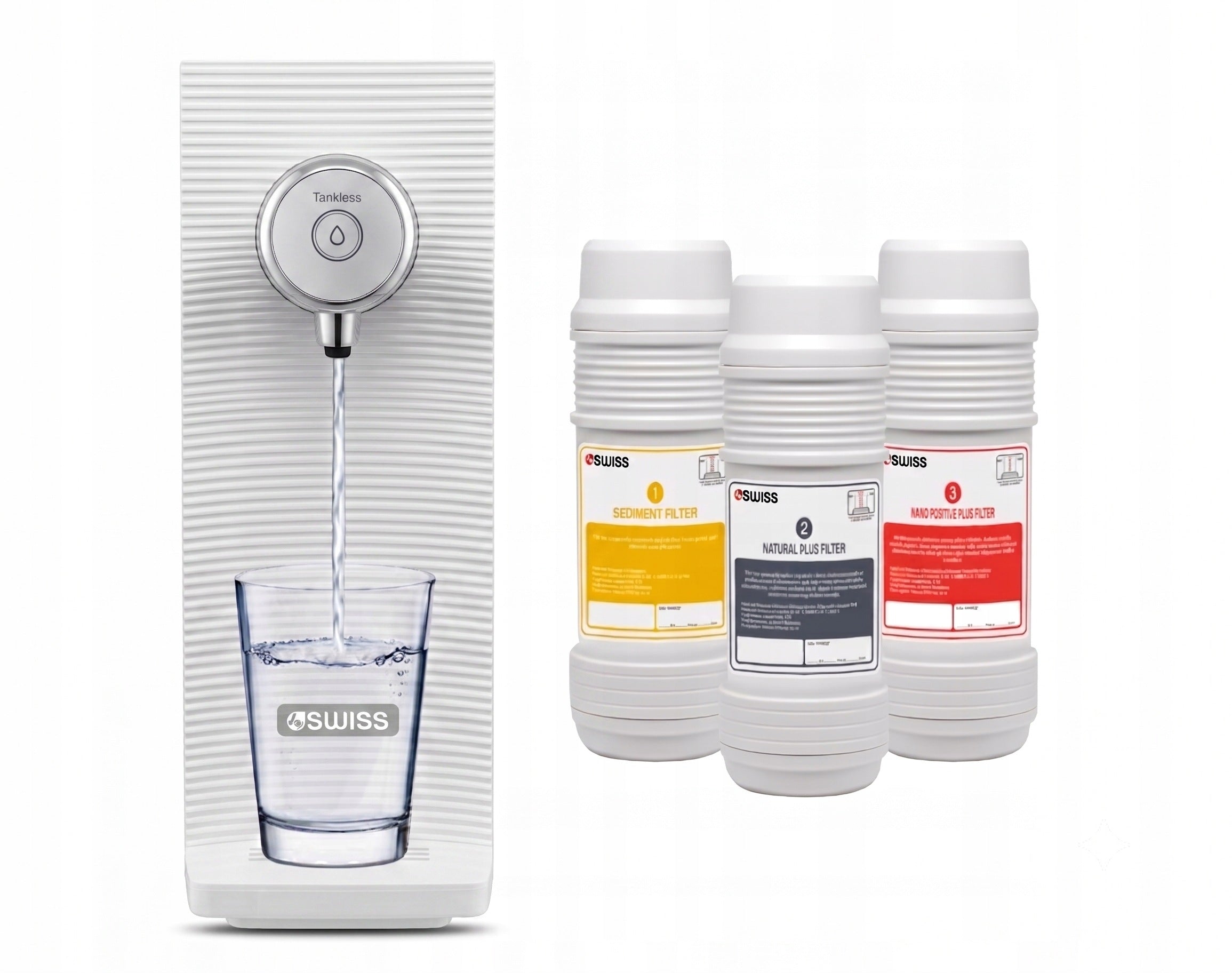 Home water filtration system 4Swiss WFF021 white SET