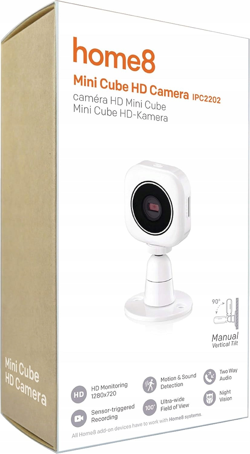 Home8 Mini Cube HD Camera – White and Black Mini Camera Nanny