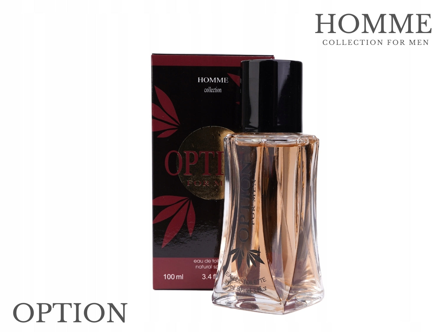Homme Collection Option 100ml EDT Manufacturer code F8 MĘSKA WODA TOALETOWA OPTION FOR MEN