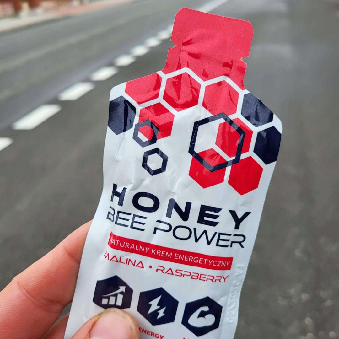 Honey Bee Power Energy Gel Raspberry Flavour 40g Honey Manufacturer code 5908312873334