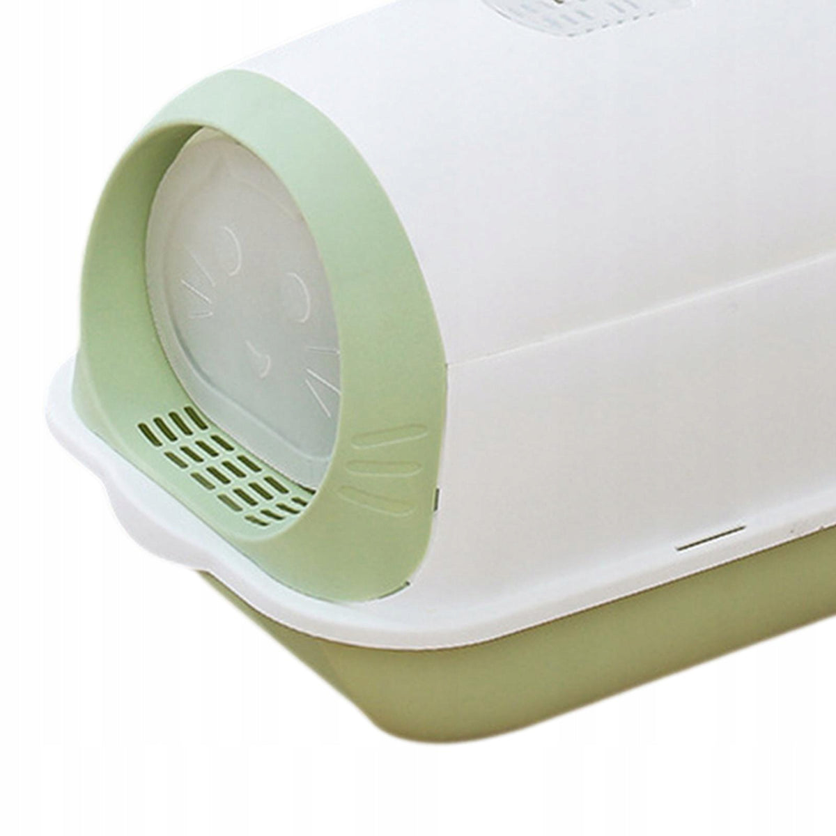 Hooded Cat Litter Box Enclosed Potty Toilet Pan Container Deep Loo Green Manufacturer code 05564050061