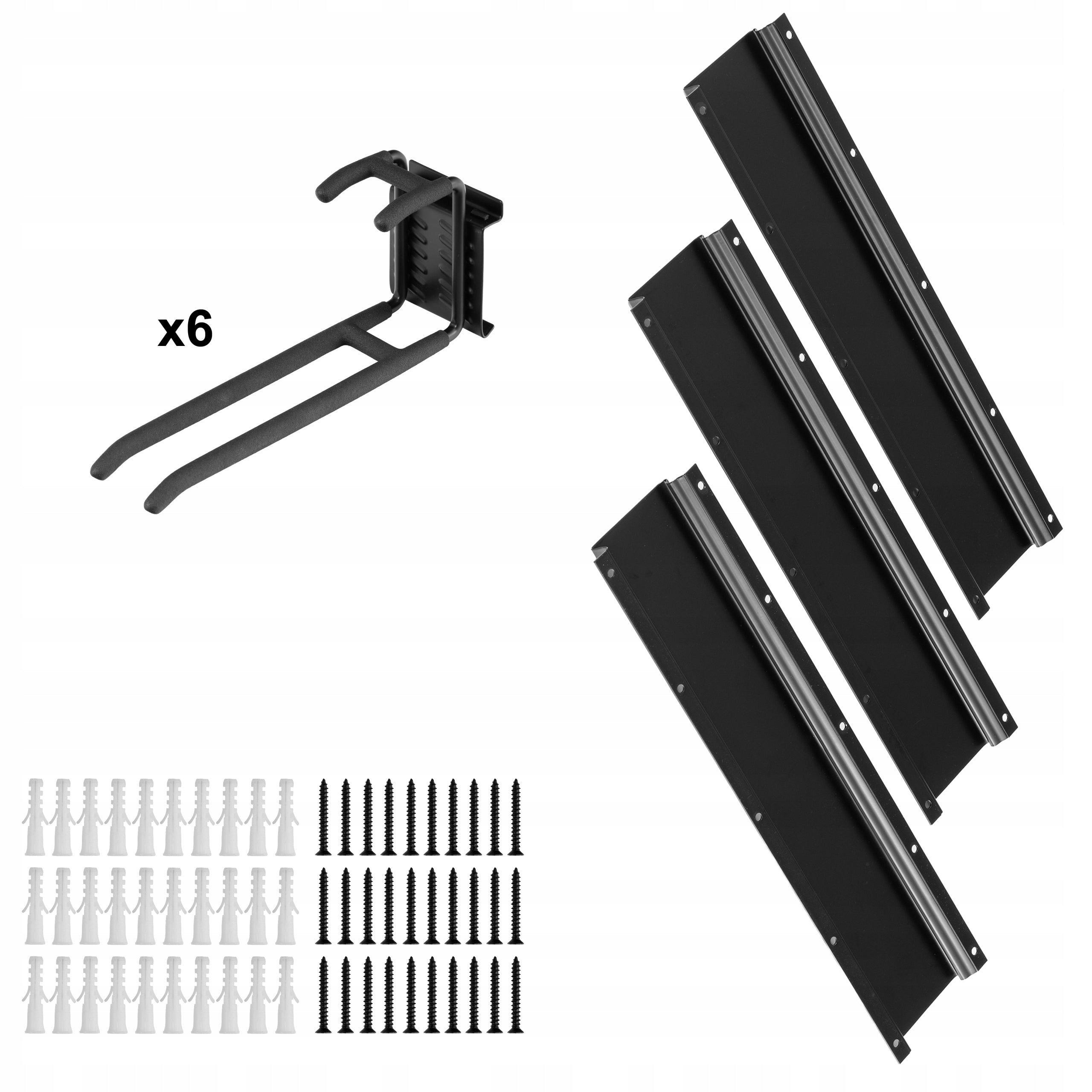 Hook Holder Hanger Garage Organizer for Bicycle Shovel Tools Packaging status original