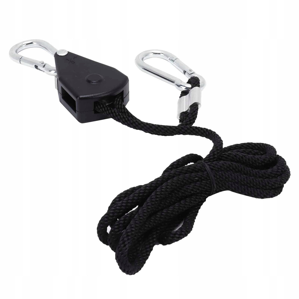 Hook with ratchet for camping tent rope, adjustable