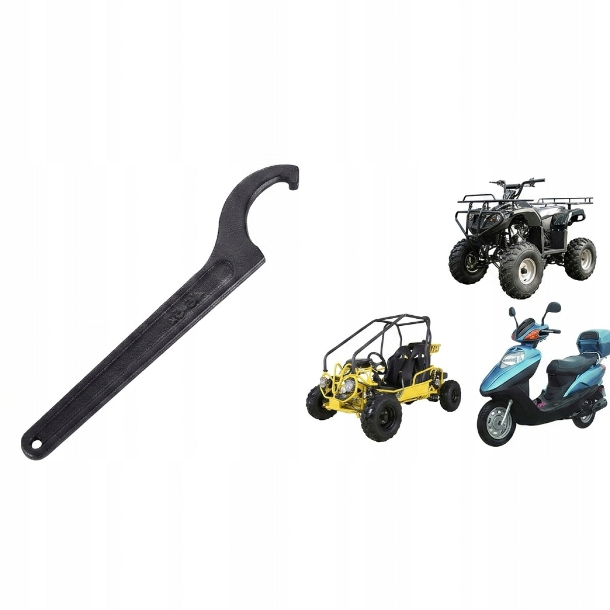 Hook wrench, size 34-62mm, for motorcycle Key type hook
