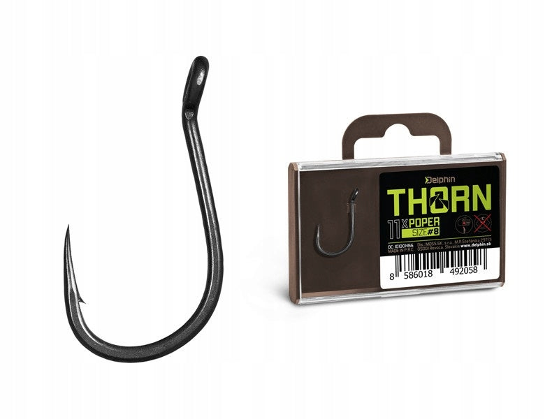 Hooks Delphin THORN Poper 11x | #8 Brand Delphin