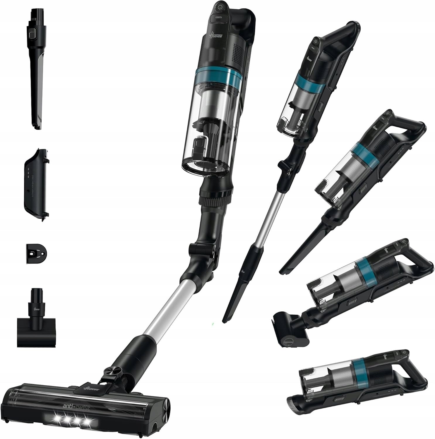 Hoover HF1 Plus Cordless Vacuum Cleaner 165W 45min Operation