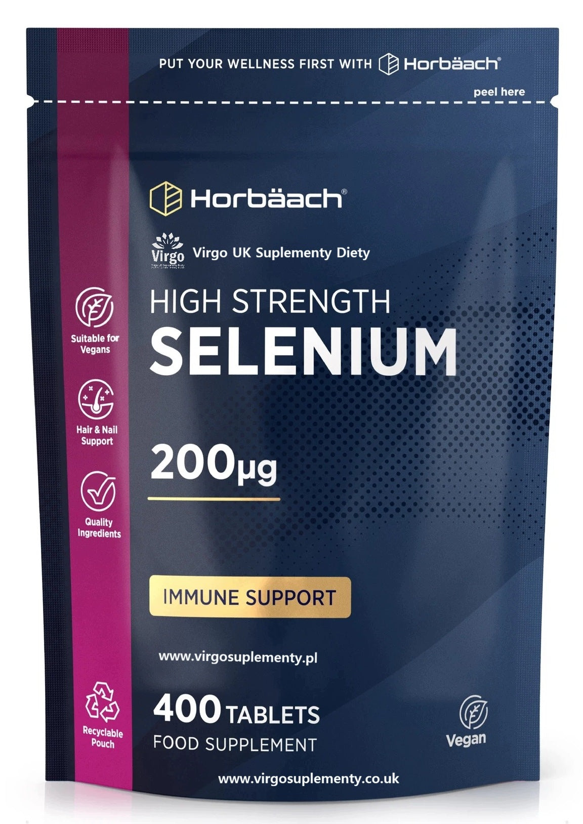 Horbaach High Power Selenium 200 µg 400 tablets FOR OVER A YEAR 400 DAYS QUALITY