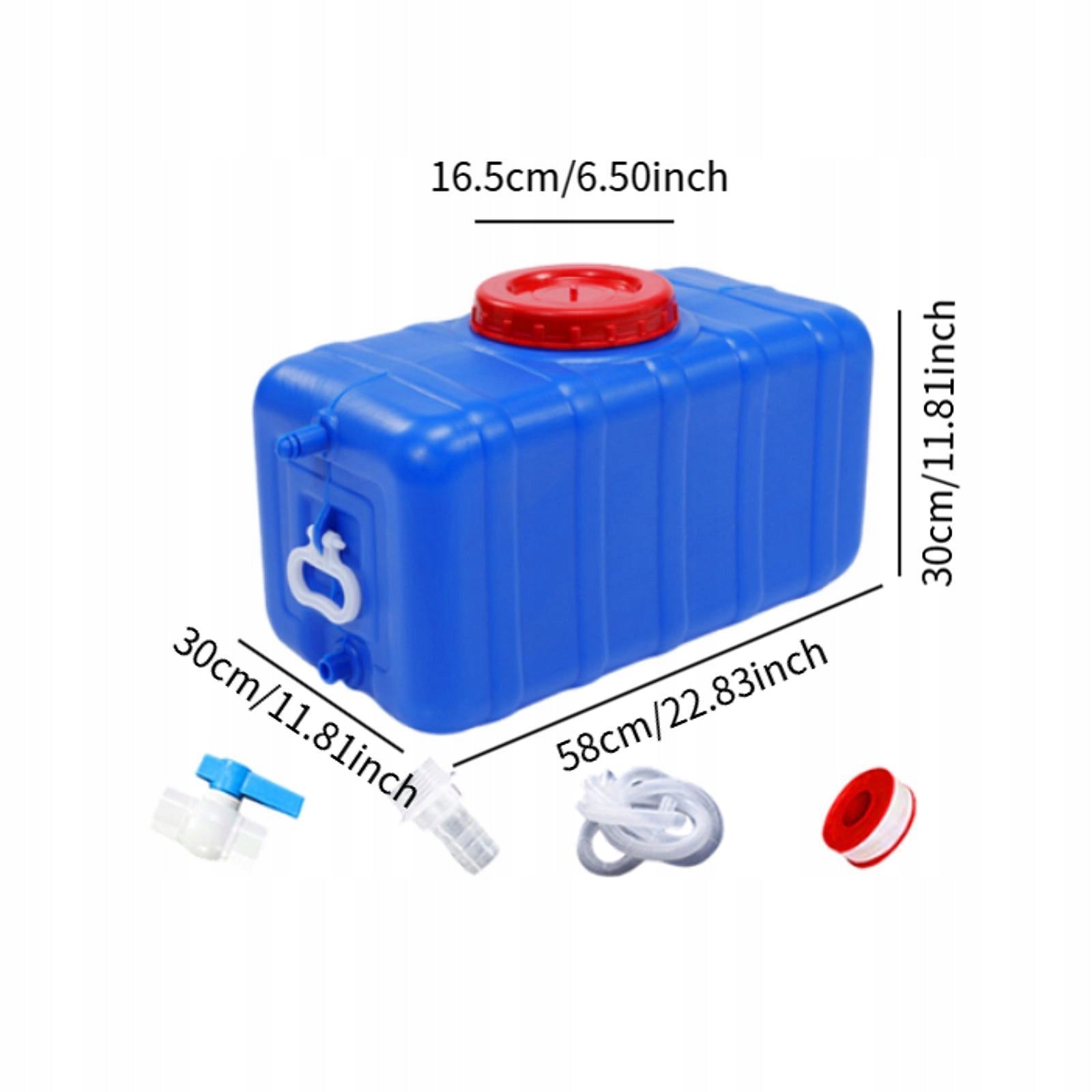 Horizontal Water Tank, Water Reservoir, Leak proof Beverage Container, 50L Volume 1.1 ml