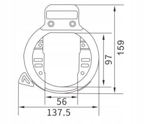 Horseshoe bicycle lock Python Brand Python