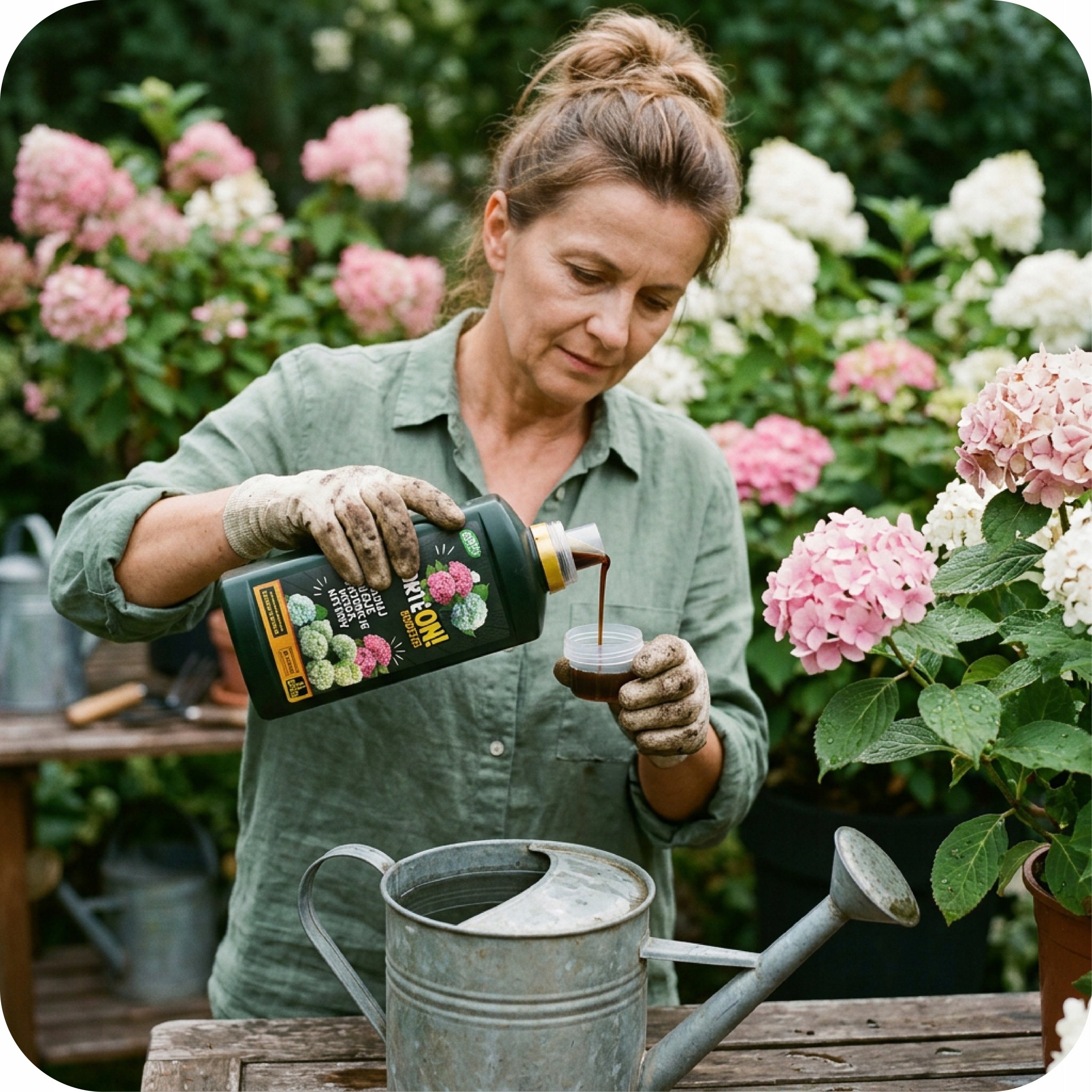 HorteON HYDRANGEA FERTILIZER! Booster 1l ORGANIC NATURAL FOR FLOWERS Manufacturer code NAWÓZ ORGANICZNY DO HORTENSJI BARDZO WYDAJNY