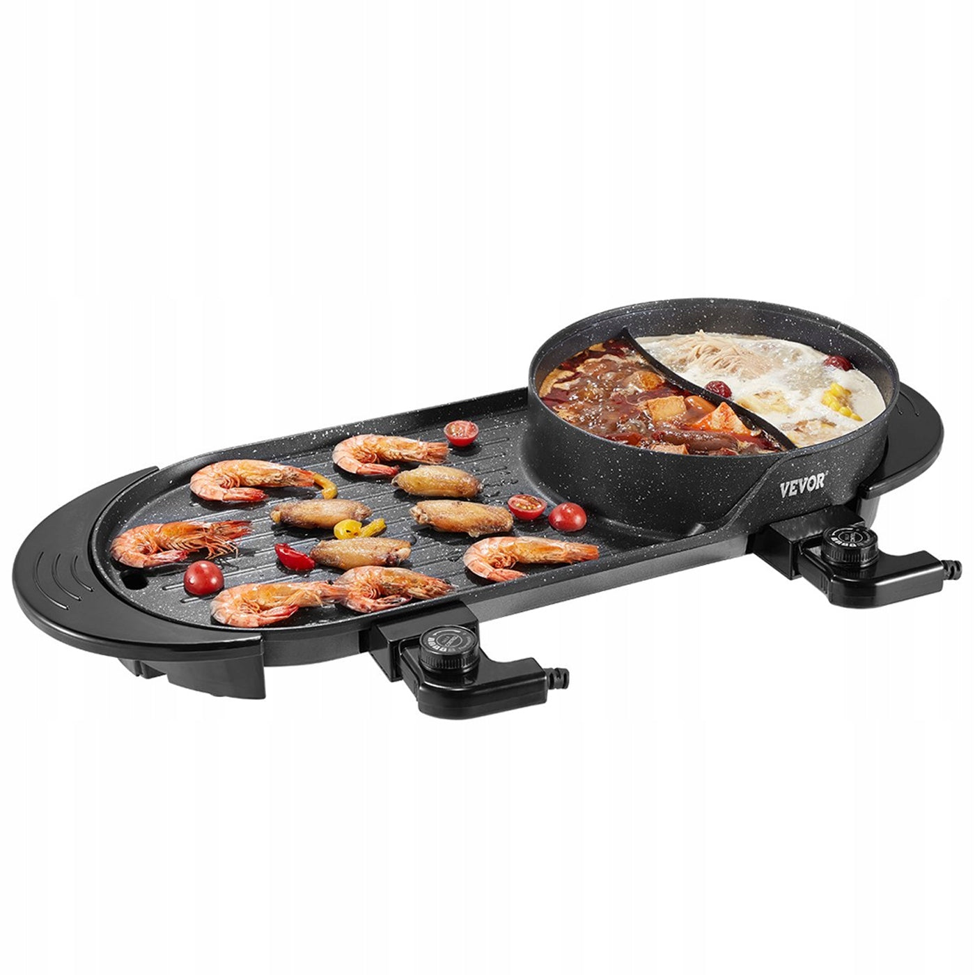 Hot Pot with Grill 2in1 Korean BBQ Shabu Shabu Smokeless 2200W Power rating 2200 W