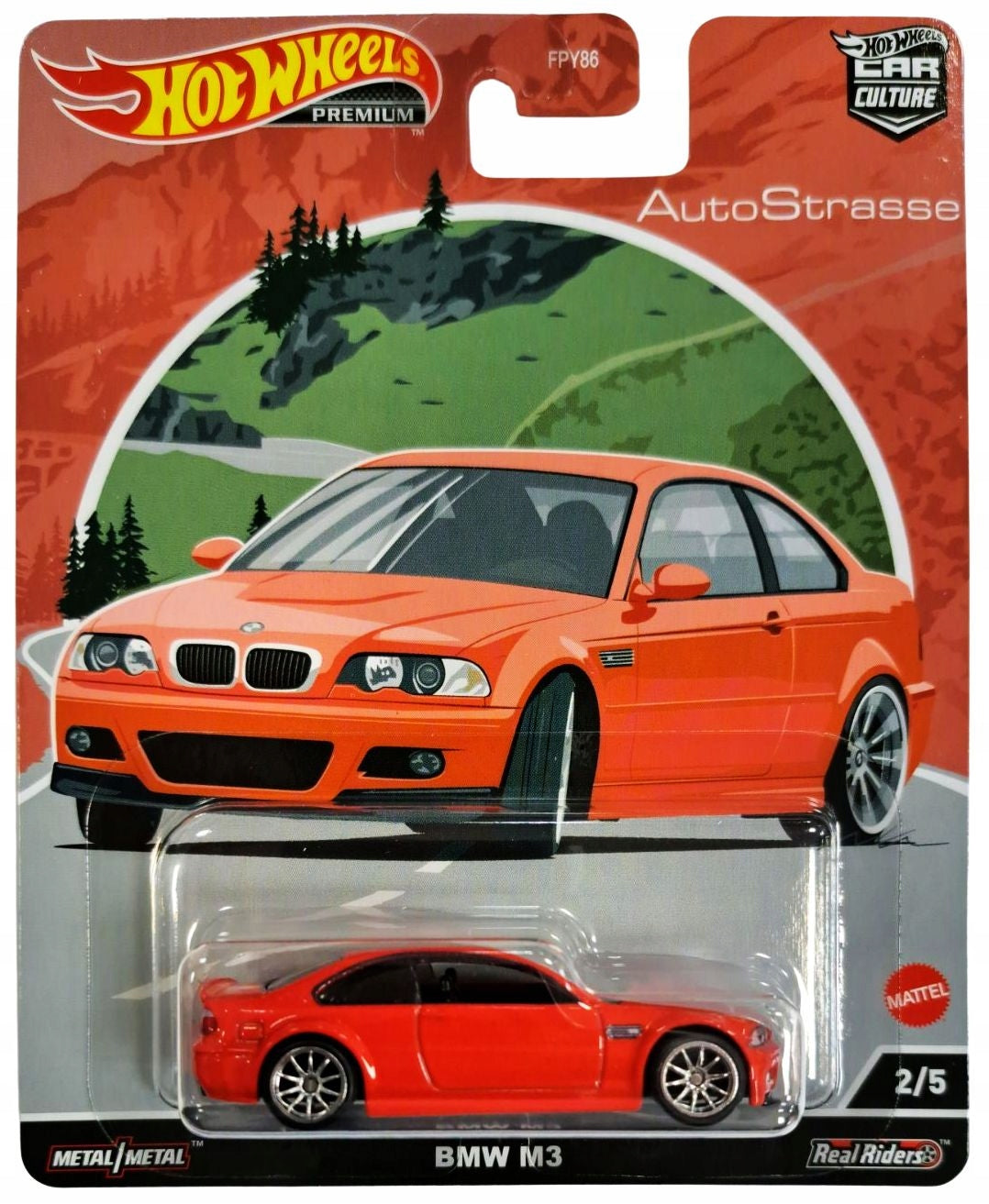 Automodell BMW M3 Hot Wheels, rot 