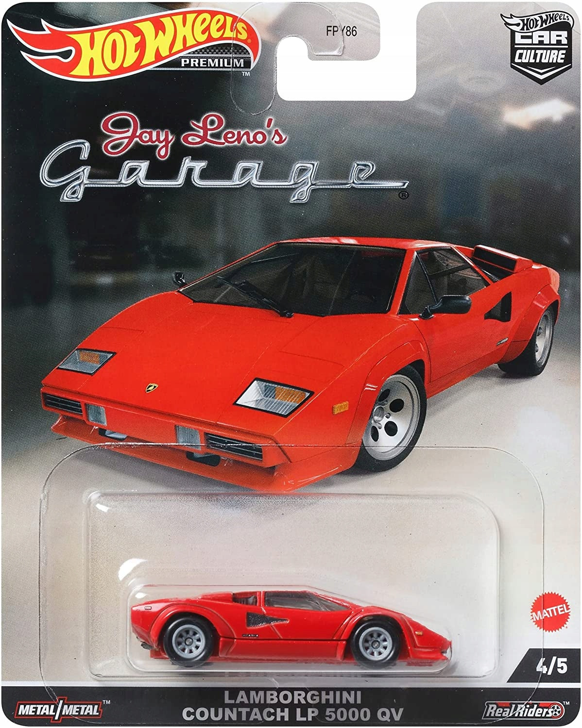 Automodell Lamborghini Countach LP 5000 QV *Jay Leno's Garage*, rot, rot 