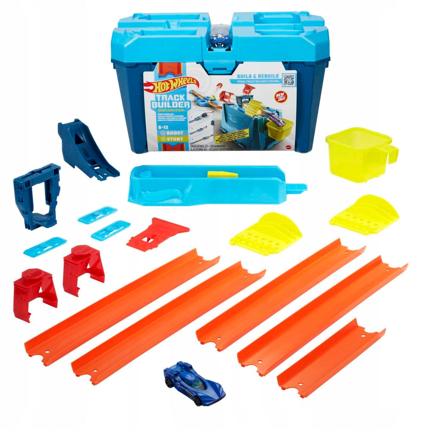 Hot Wheels Track Builder Boost Stunt-Set 