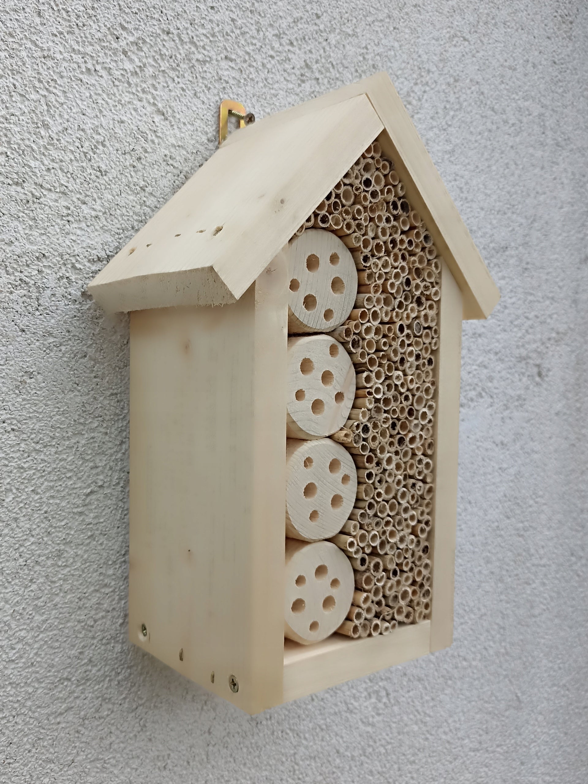 Hotel house for insects bees scissor pollinators natural Manufacturer no brand