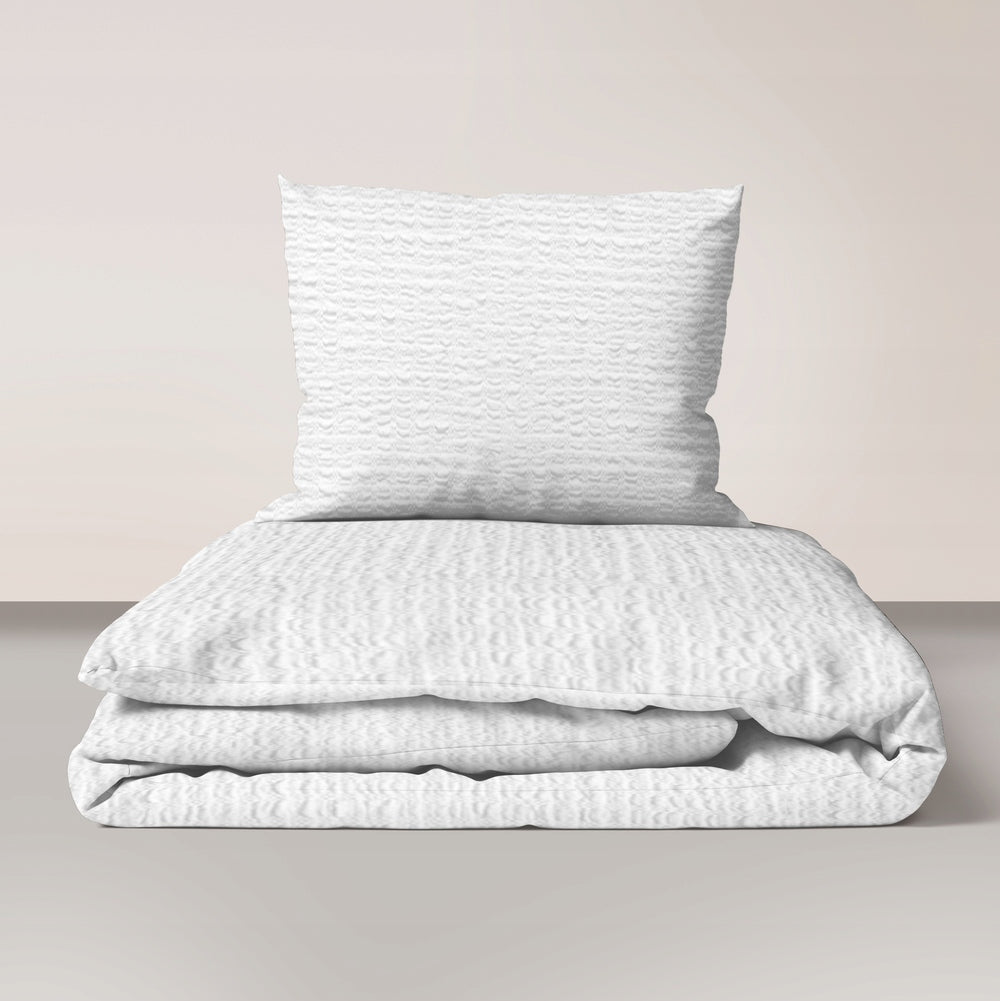 Hotel white bedding with bark WHITE BARK bedding 160x200 + 70x80 for hotel Packaging status original