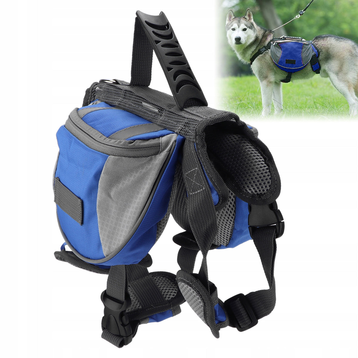 Hound Dog Pouch, Dog Backpack Comfortable, Breathable for Large Dogs