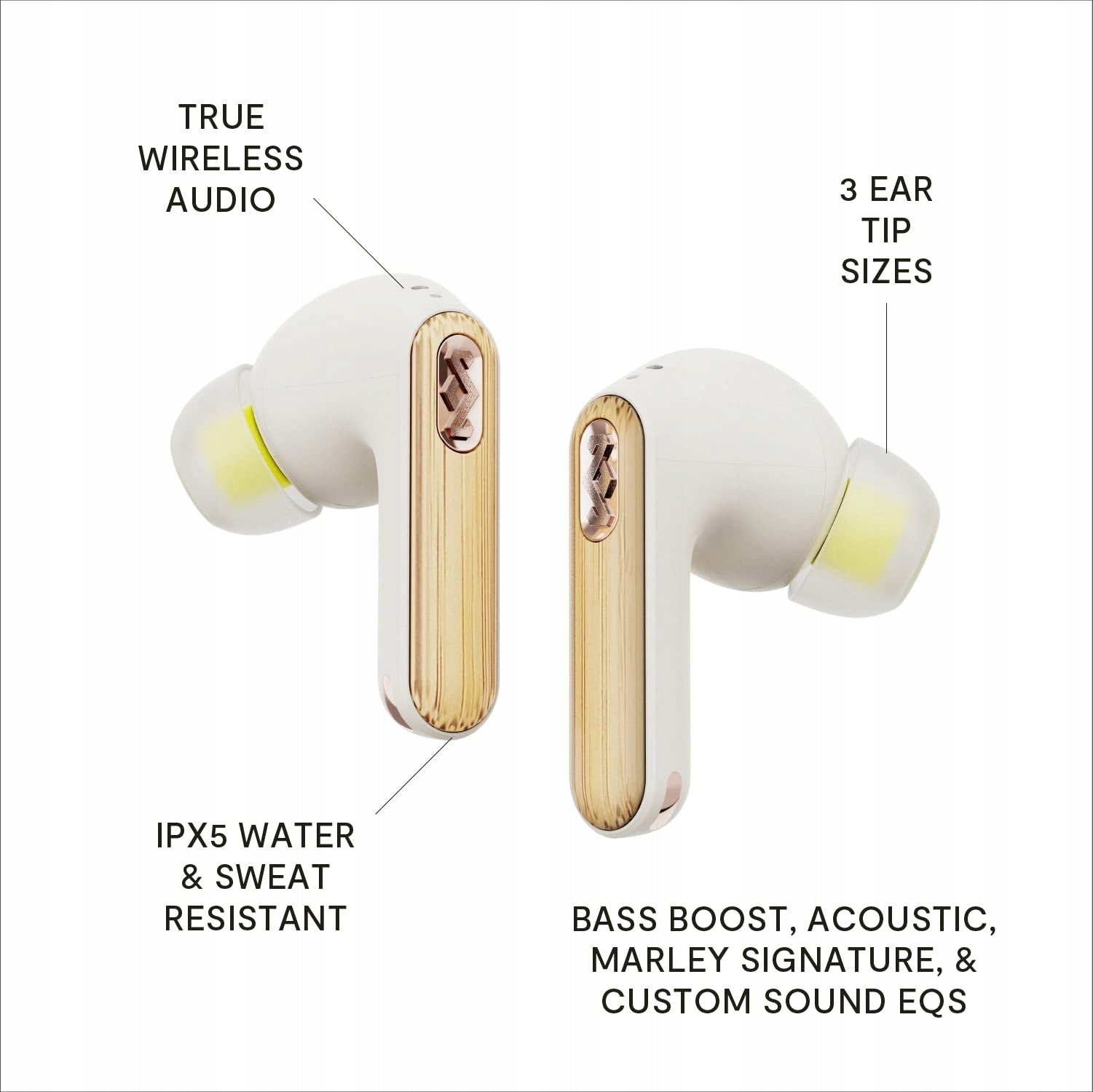 House Of Marley Redemption ANC 2 Bluetooth White Microphone Manufacturer code EMJE121CE