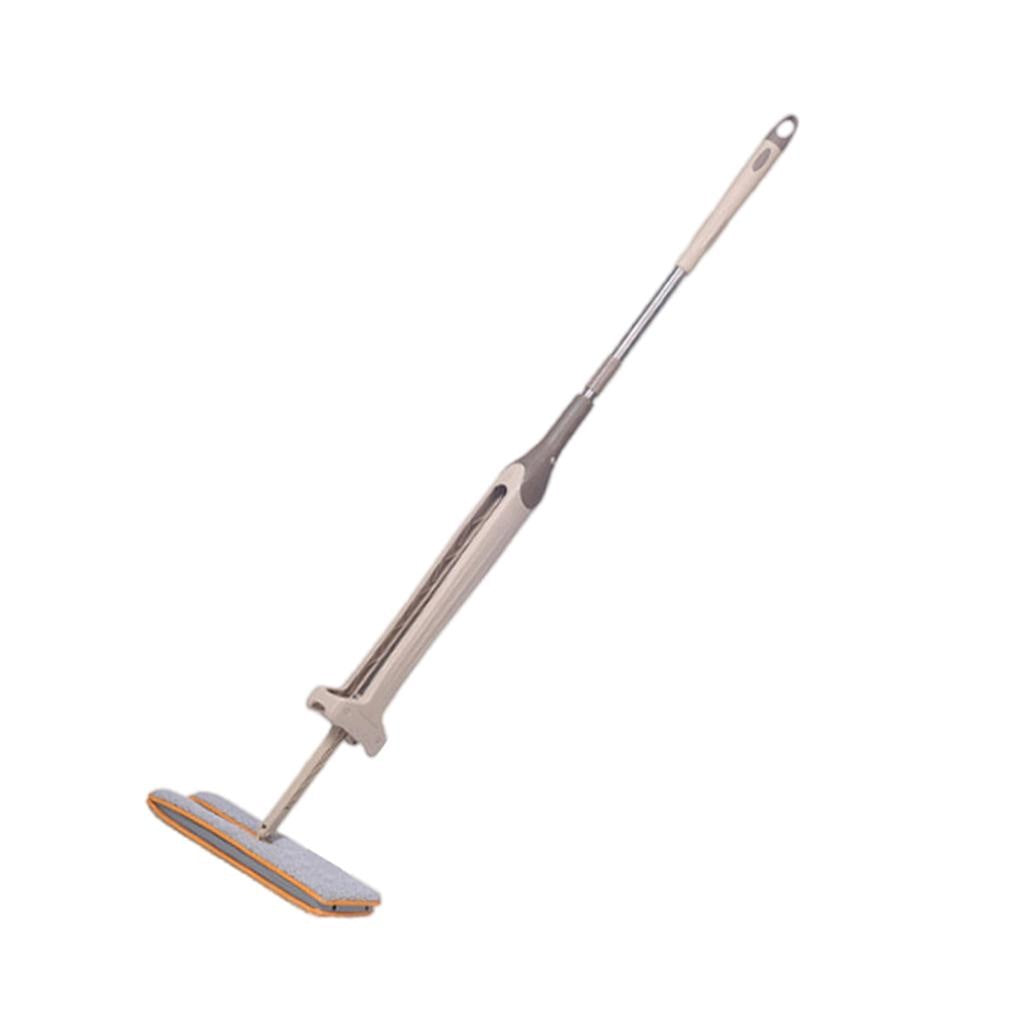 Household Flat Mop Hand Washing Micro Carbon Fiber Double Side 38x12cm