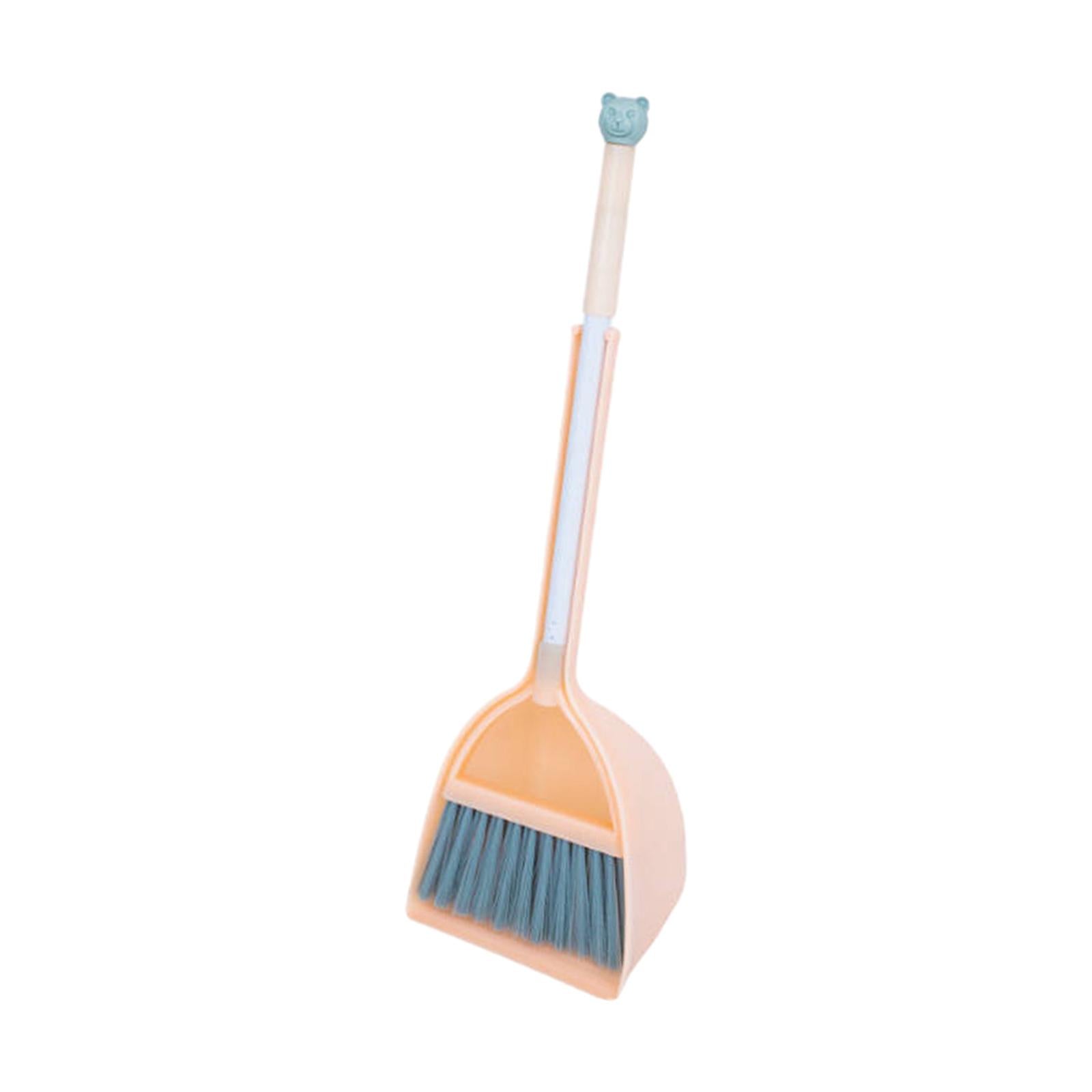 Household Mini Kids Broom and Dustpan Set Toddlers Cleaning Toys Set Orange Brand no brand