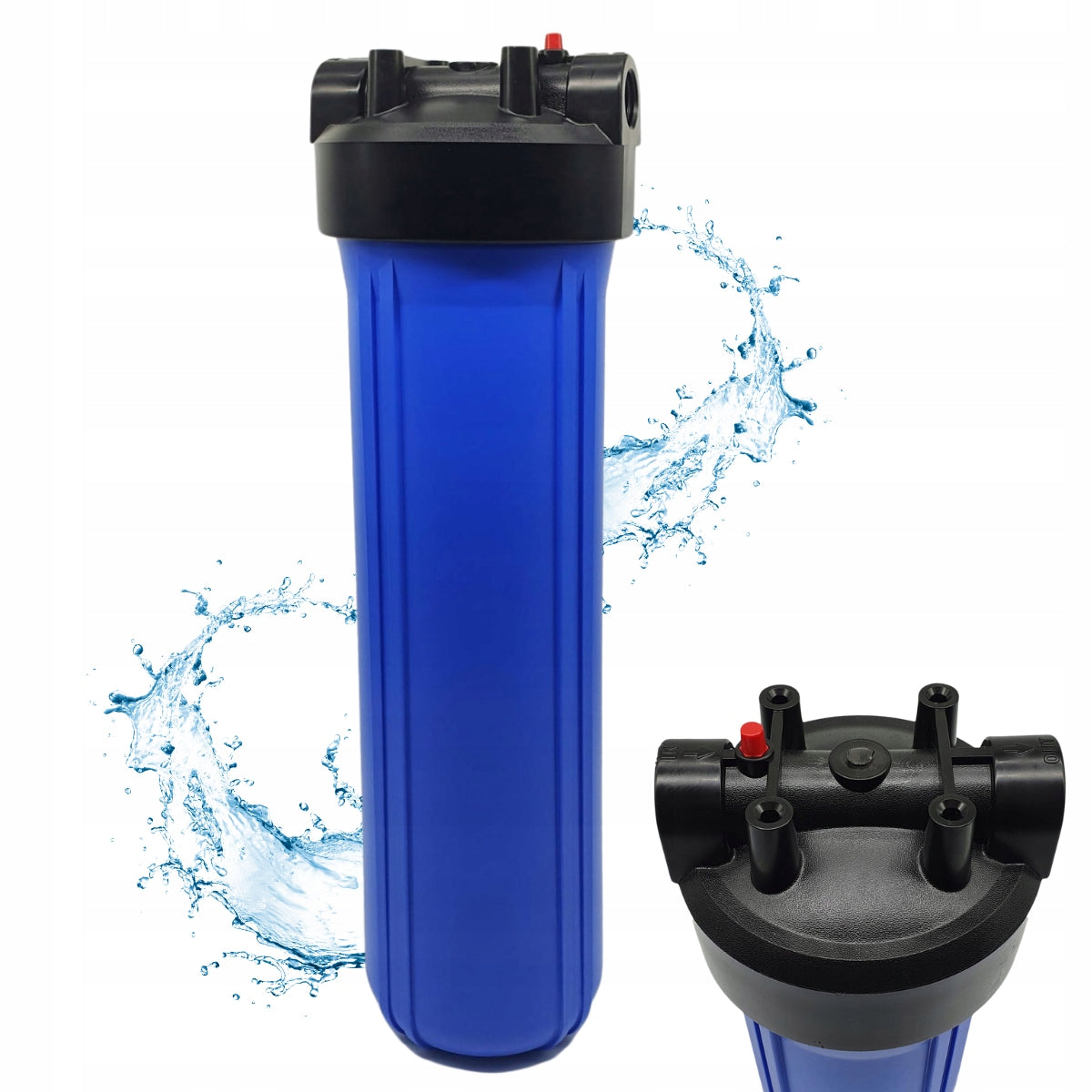 Housing, BB20 filter body, 20 inch whole house filter