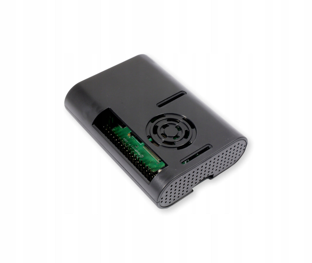 Housing Raspberry Pi 4B Black with Space for Fan Manufacturer Wizro electronics