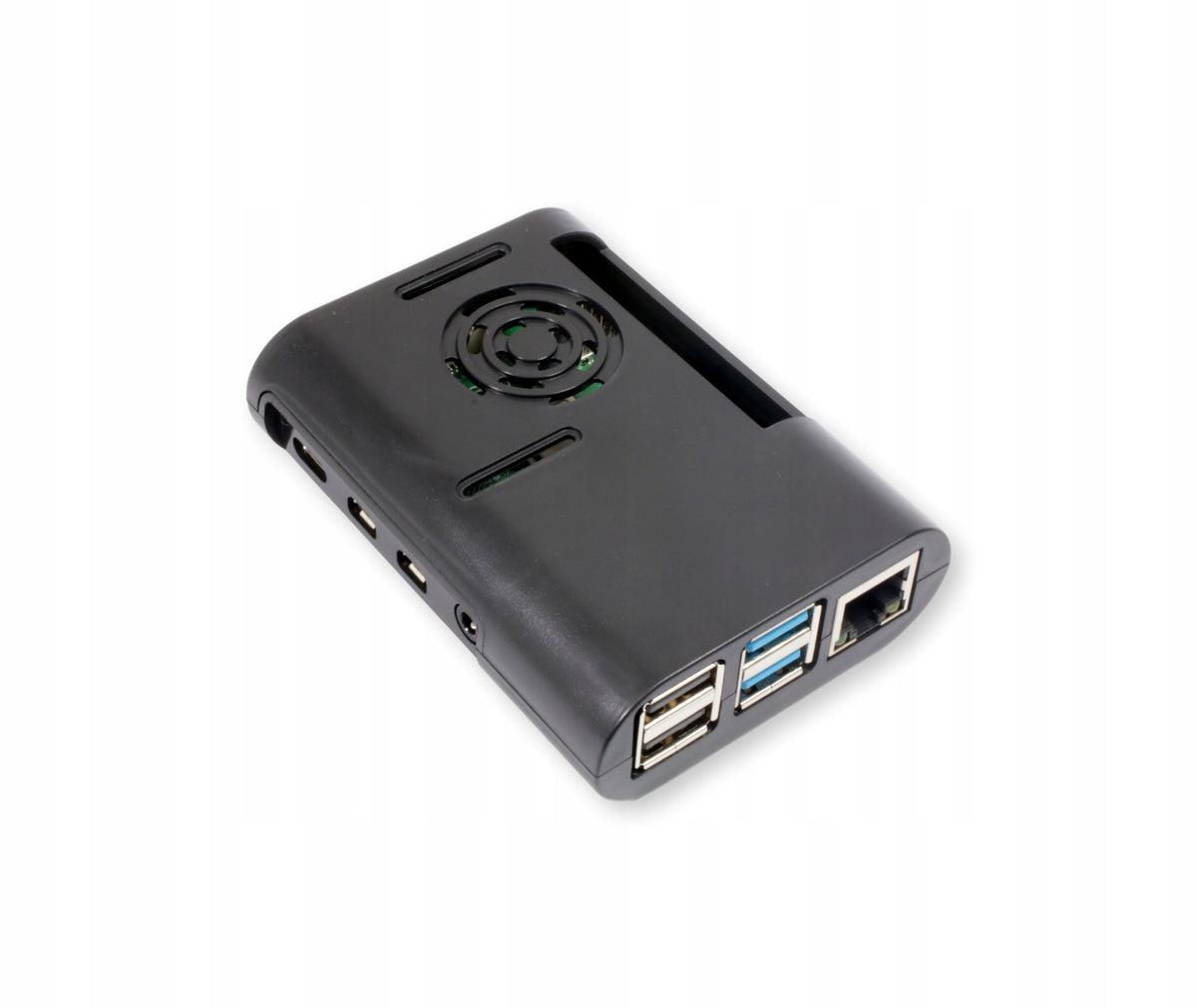 Housing Raspberry Pi 4B Black with Space for Fan
