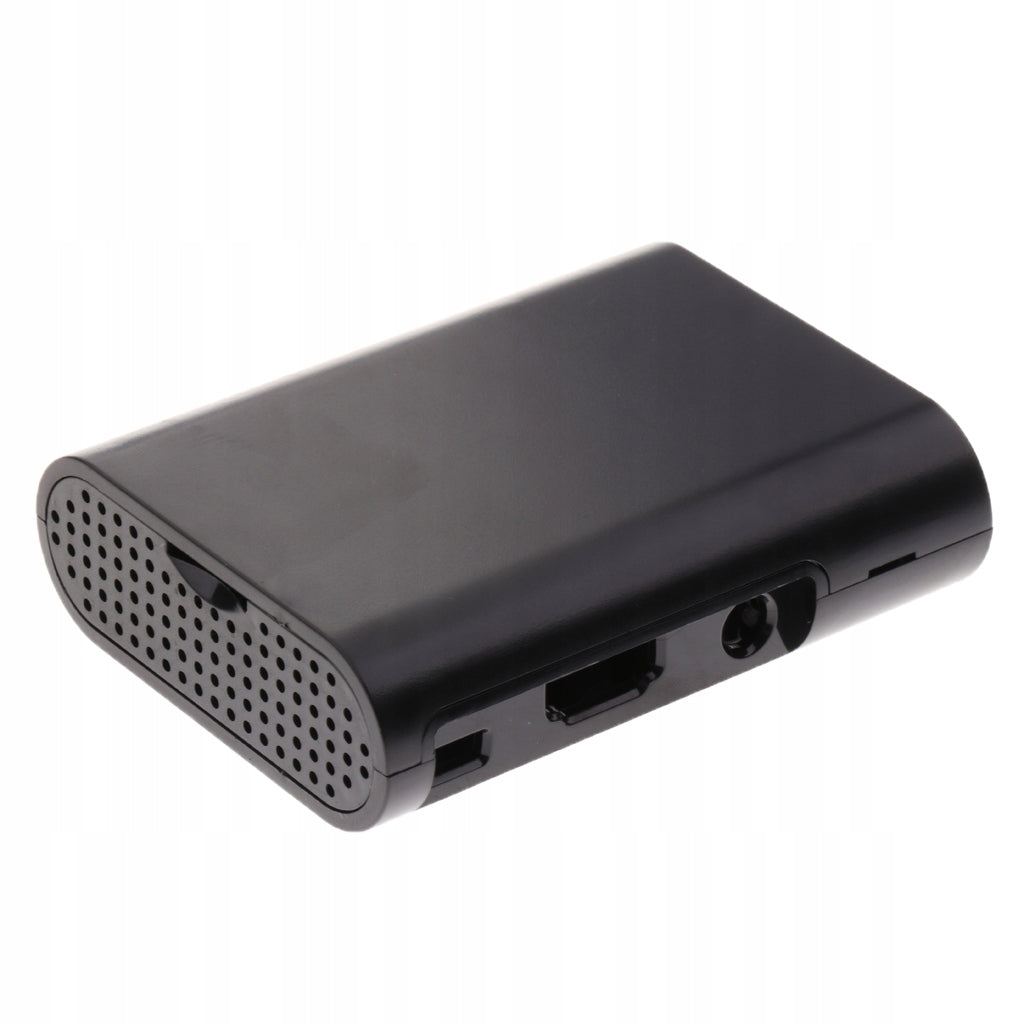 Housing Raspberry Pi3 Pi2 B+ black plastic round oval