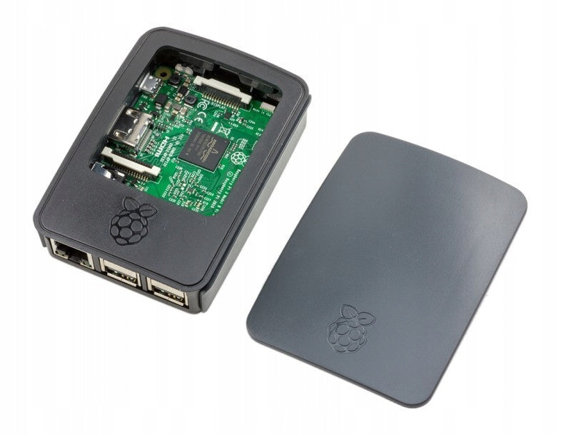 Housing for Raspberry Pi 3B+/3B black-grey ORIGINAL Manufacturer code RPI-05624