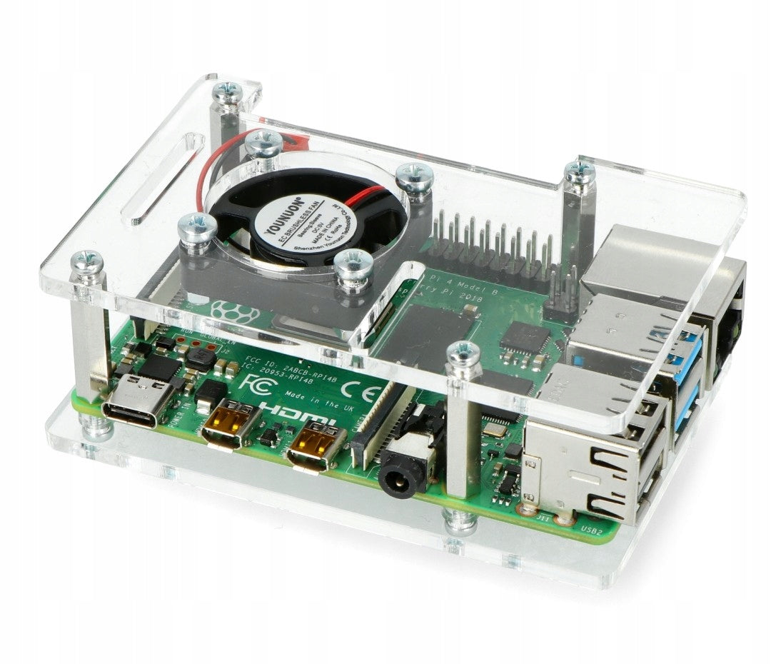 Housing for Raspberry Pi 4B/3B+/3B/2B open Manufacturer GravLaser