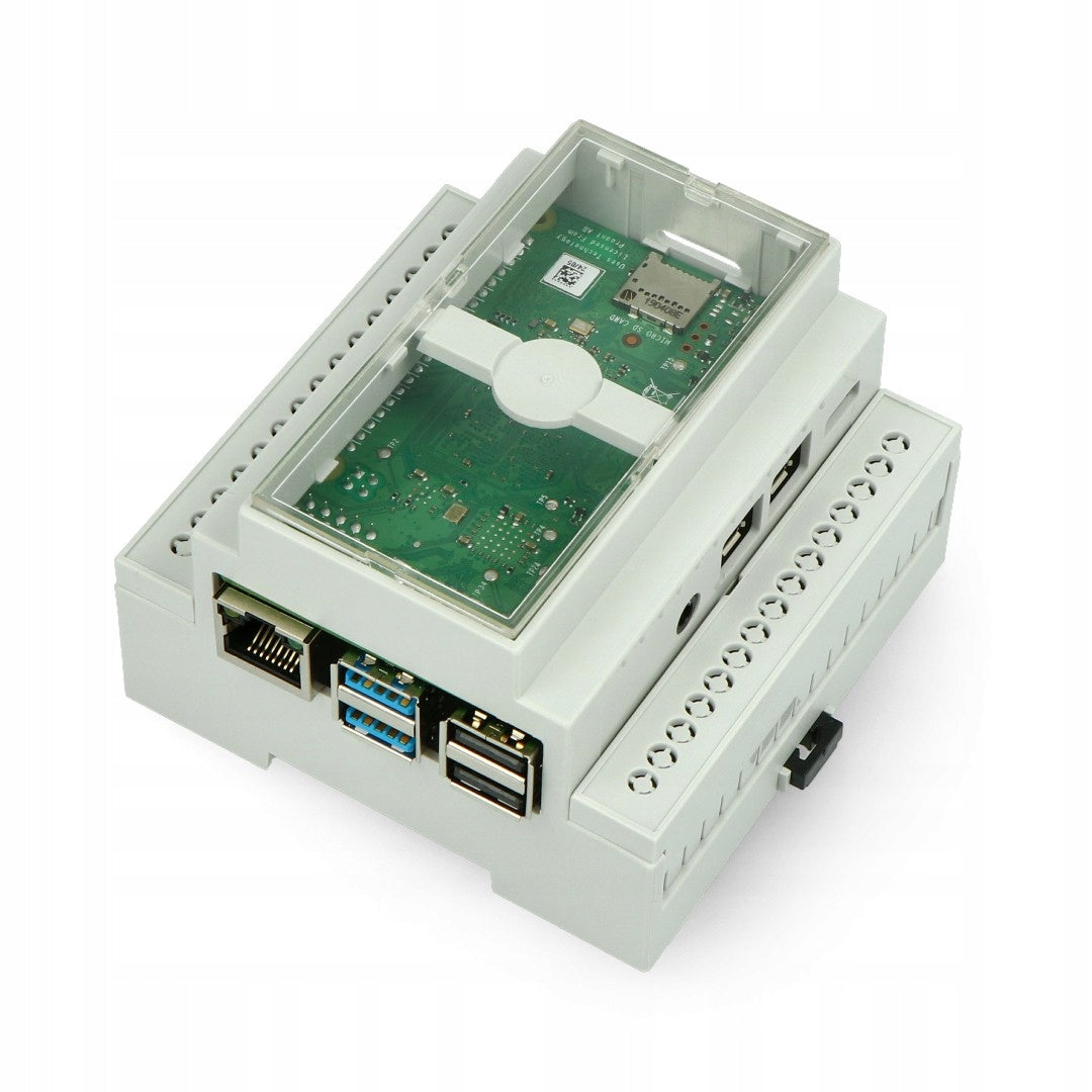 Housing for Raspberry Pi 4B for DIN rail