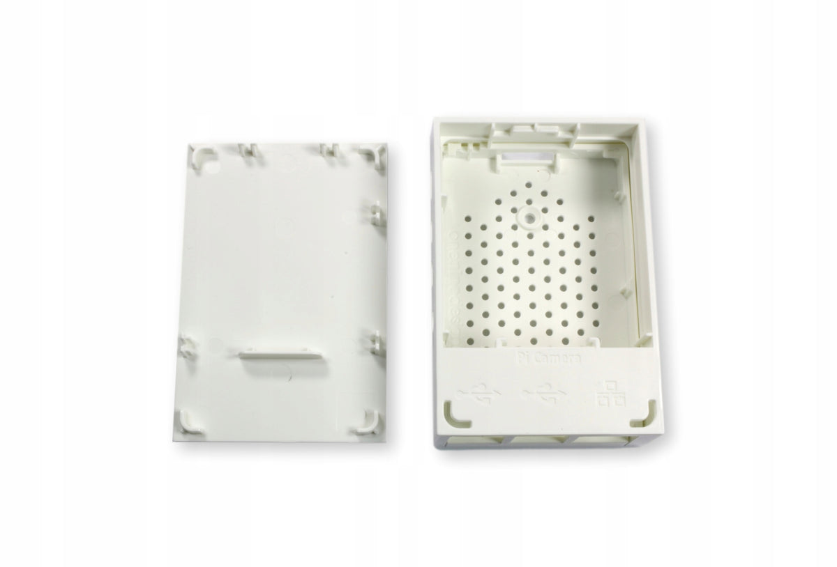 Housing white plastic multicomp for Raspberry Pi 4B Batteries included no