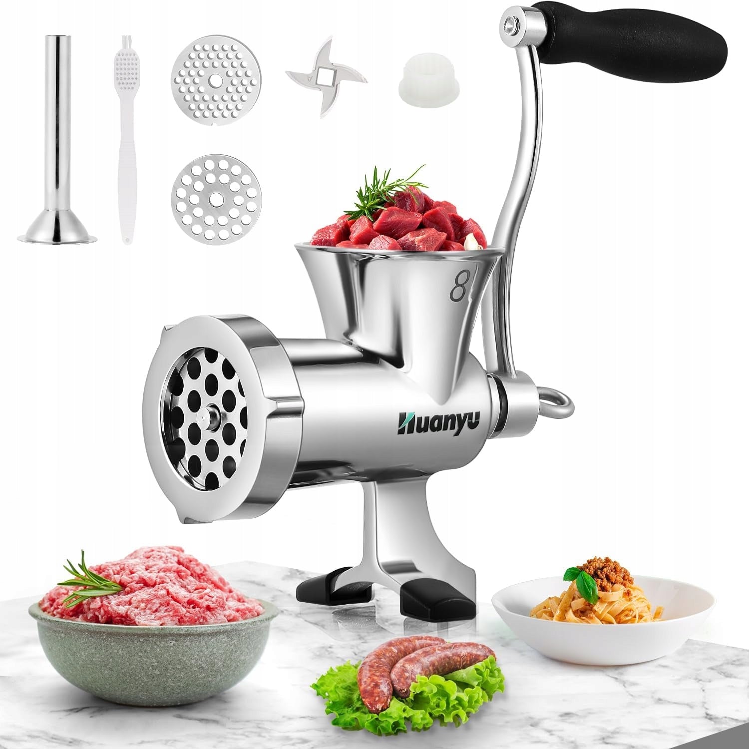 Huanyu M10 Handheld Meat Machine Stainless Steel for Meat and Sausages