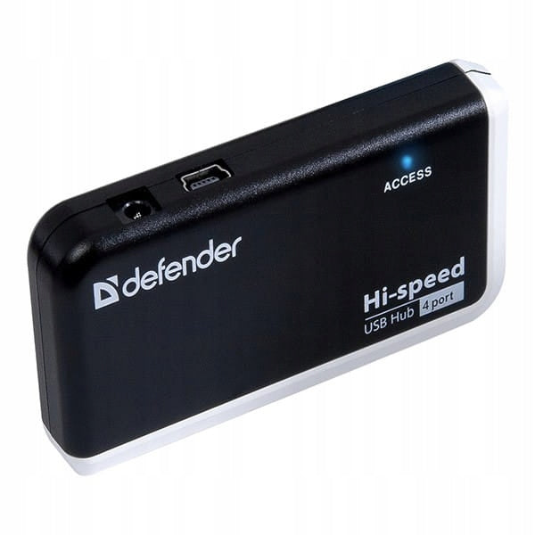 Hub 4 Ports LED Indicator, USB, Quadro Infix Manufacturer Defender