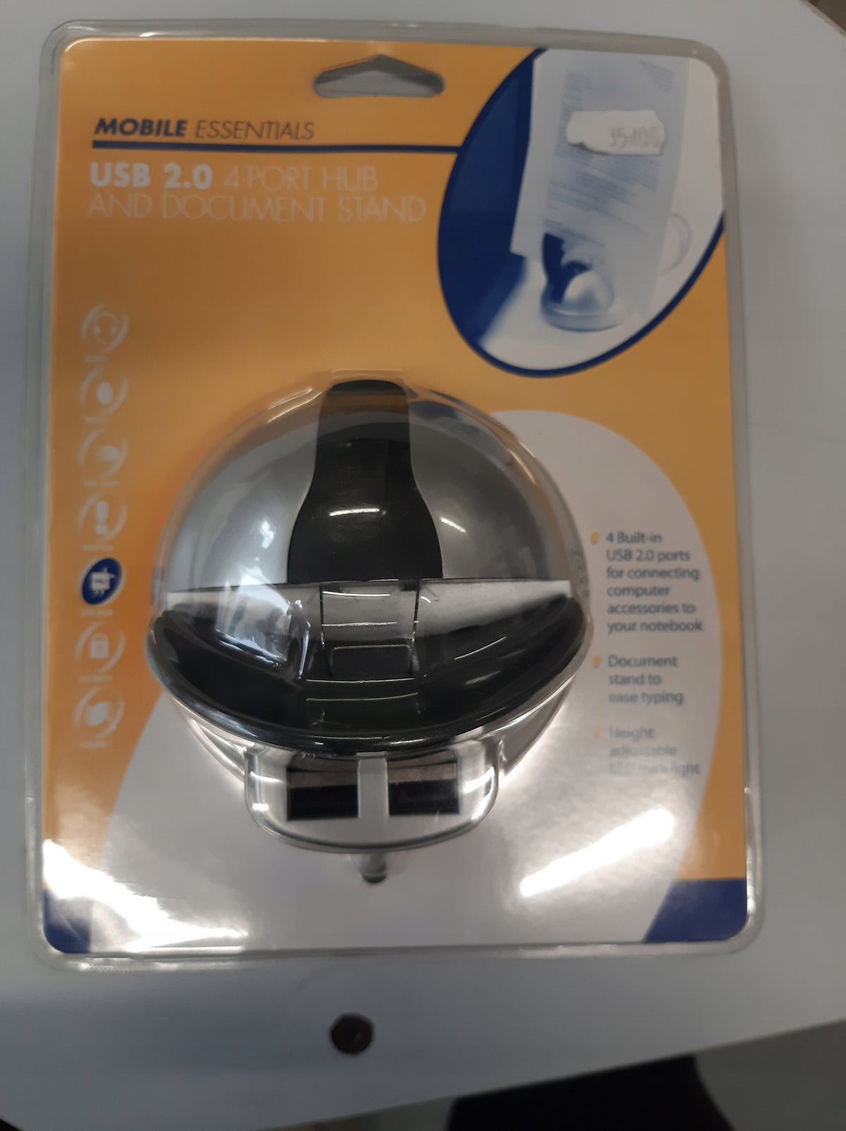 Hub 4 USB with Document Stand