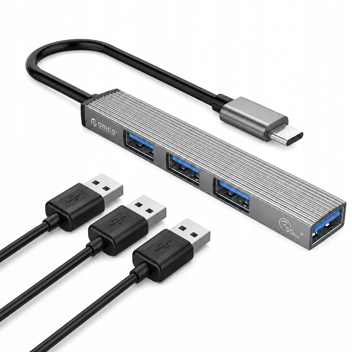 Hub 4in1 USB-C ORICO USB-A 3.0 x1 USB-A 2.0 x3 DOCKING STATION