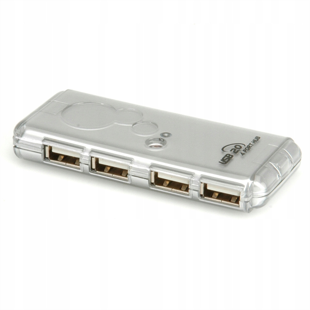 Hub 4x USB 2.0 for notebooks silver