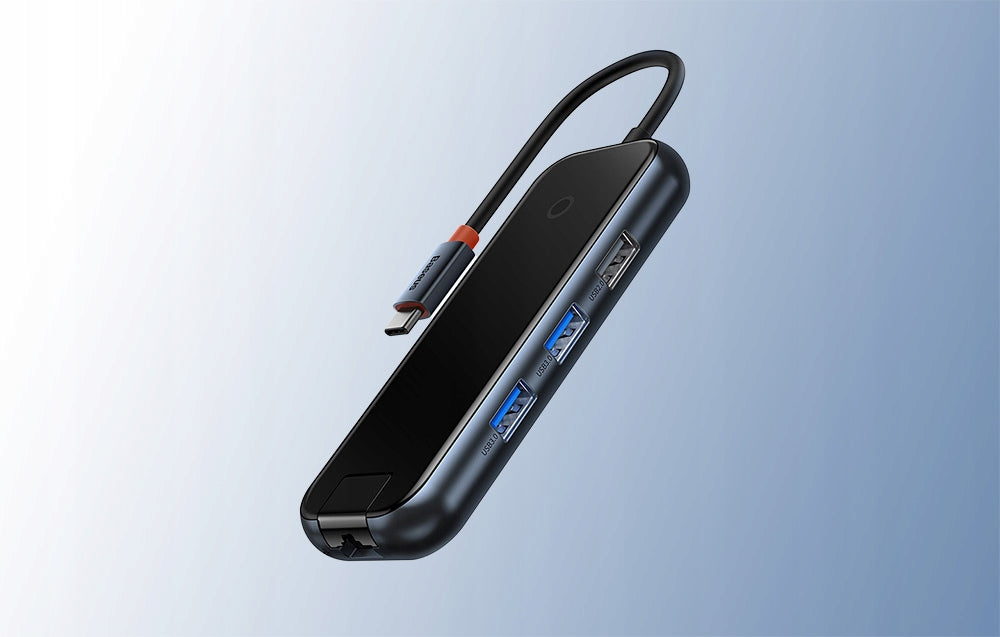 Hub 5in1 Baseus AcmeJoy series USB-C to 2xUSB 3.0 + USB 2.0 + USB-C PD + RJ4 Manufacturer Baseus