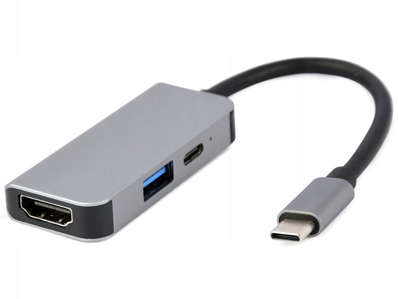 Hub GEMBIRD A-CM-COMBO3-02 USB Type-C 3.2 Gen. 1, Passive