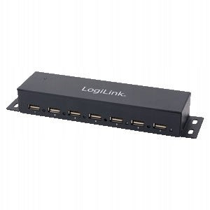 Hub LogiLink 7-port black
