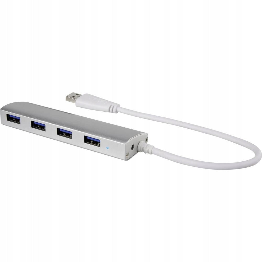 Hub Renkforce 4 ports USB 3.0 aluminum