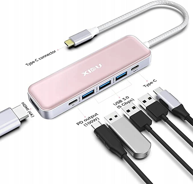 Hub Splitter 6in1 USB 3.0 Manufacturer code 1n59