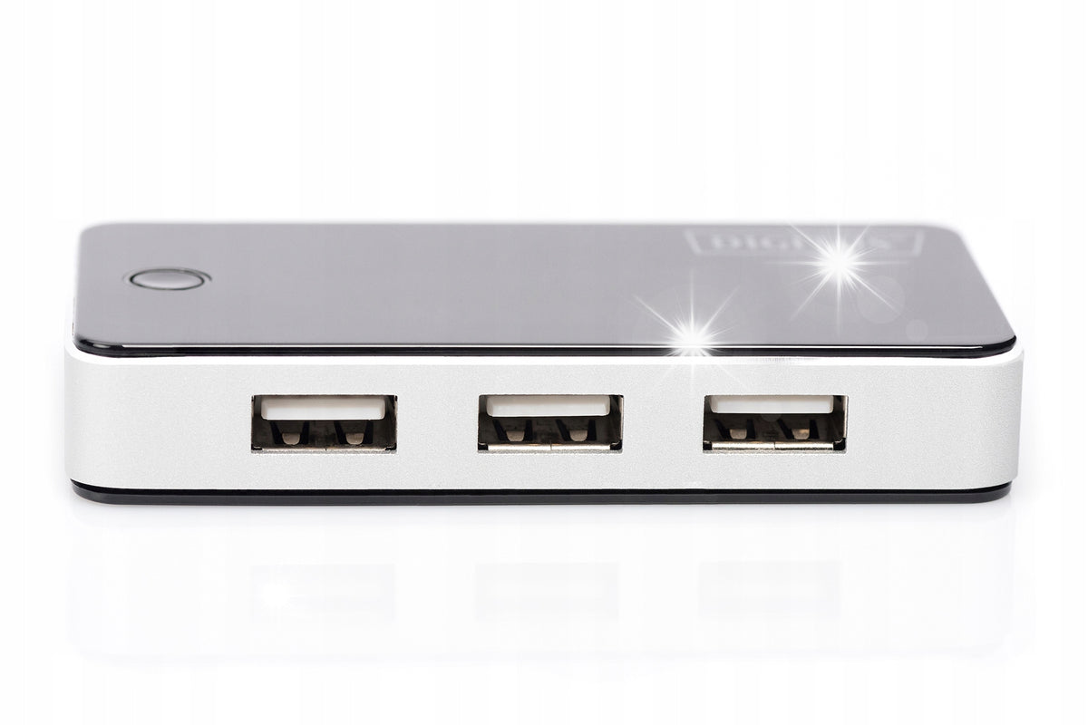 Hub USB DIGITUS DA-70222 7xUSB 2.0, active, black