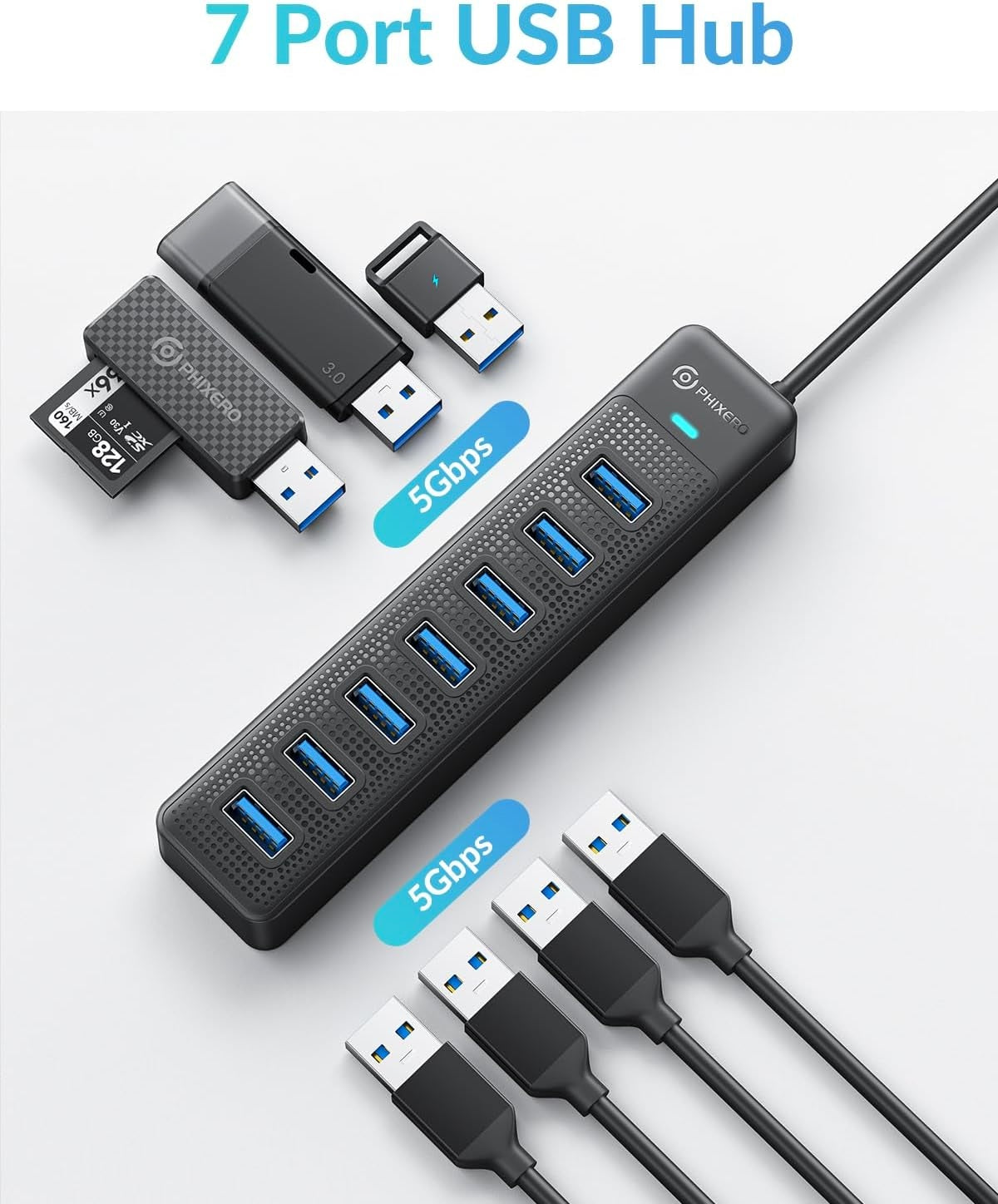 Hub USB HUB 5908040617293 7 ports