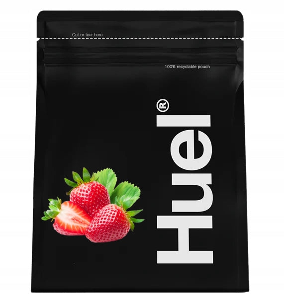 Huel Complete Protein - strawberries with cream - 26 servings + scoop FREEBIE