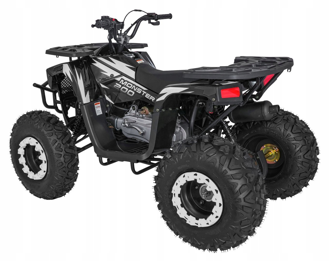 Huge QUAD COMBUSTION XXL version for teenagers MONSTER 200 C to 80 km/h Certificates and opinions CE