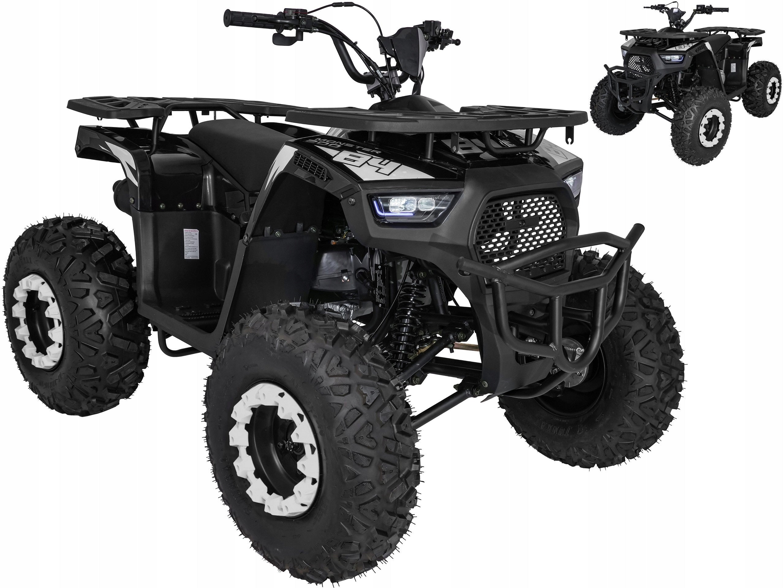 Huge QUAD COMBUSTION XXL version for teenagers MONSTER 200 C to 80 km/h