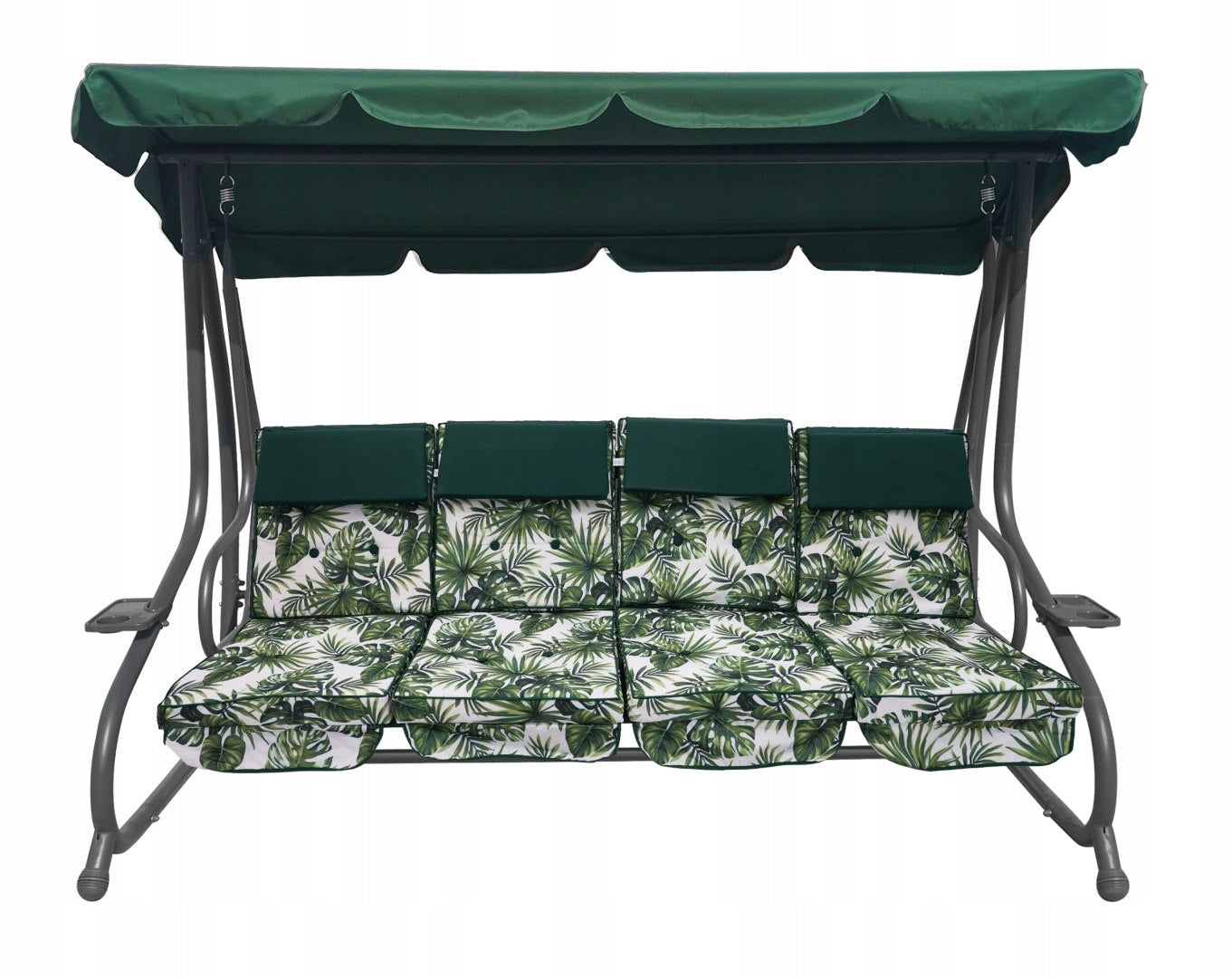 Huge Swing Garden Seat Braid 2x1 Leaves Kind freestanding