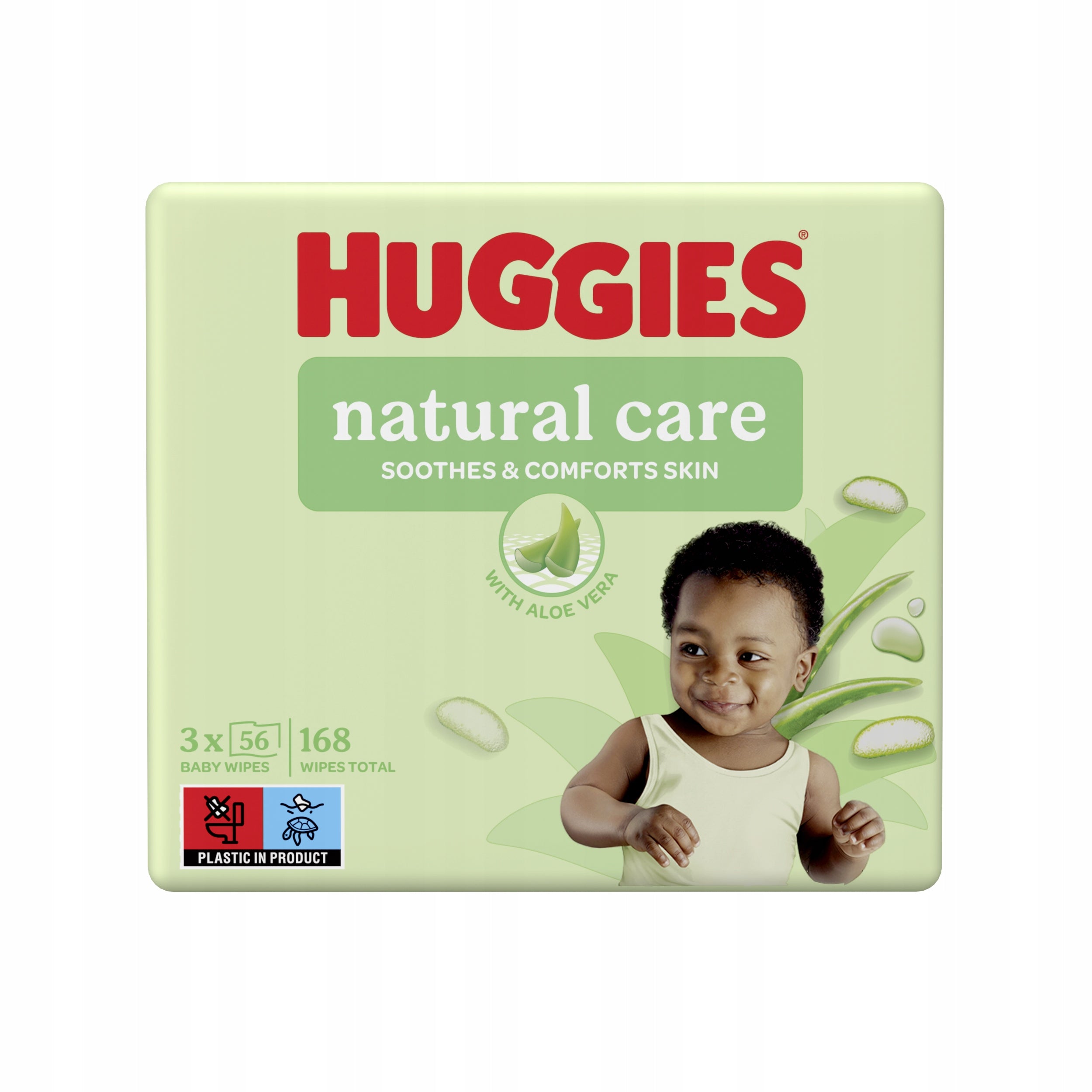 Huggies Natural Care wet wipes 56 x 6 pcs. Manufacturer code 8594196031594